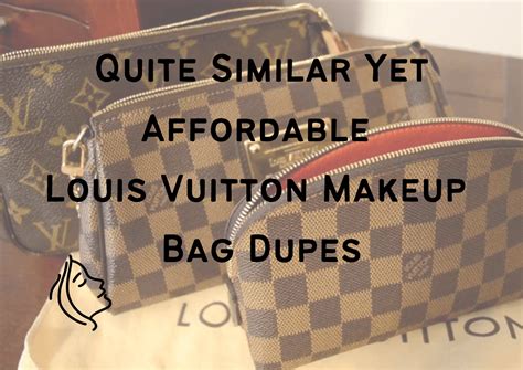 dupe louis vuitton makeup bag|louis vuitton fanny pack dupe.